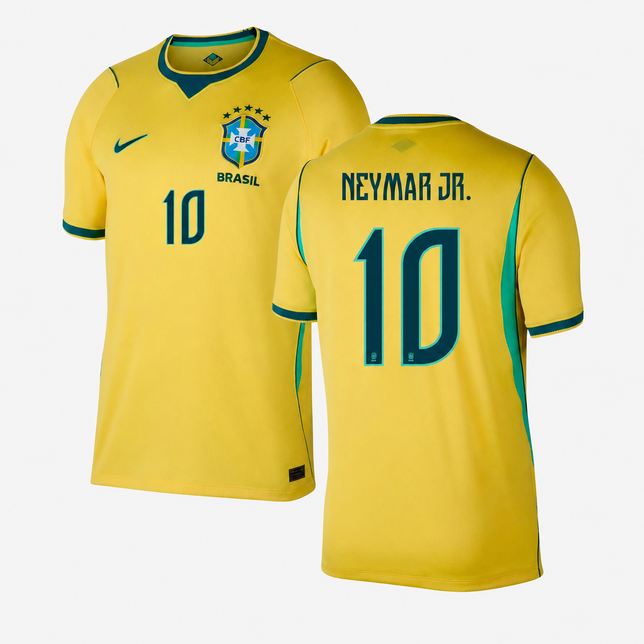 2026 ブラジル NEYMAR JR ホーム 半袖 ユニフォーム Brazil 2026 World Cup Home Jersey — Neymar Jr. 10