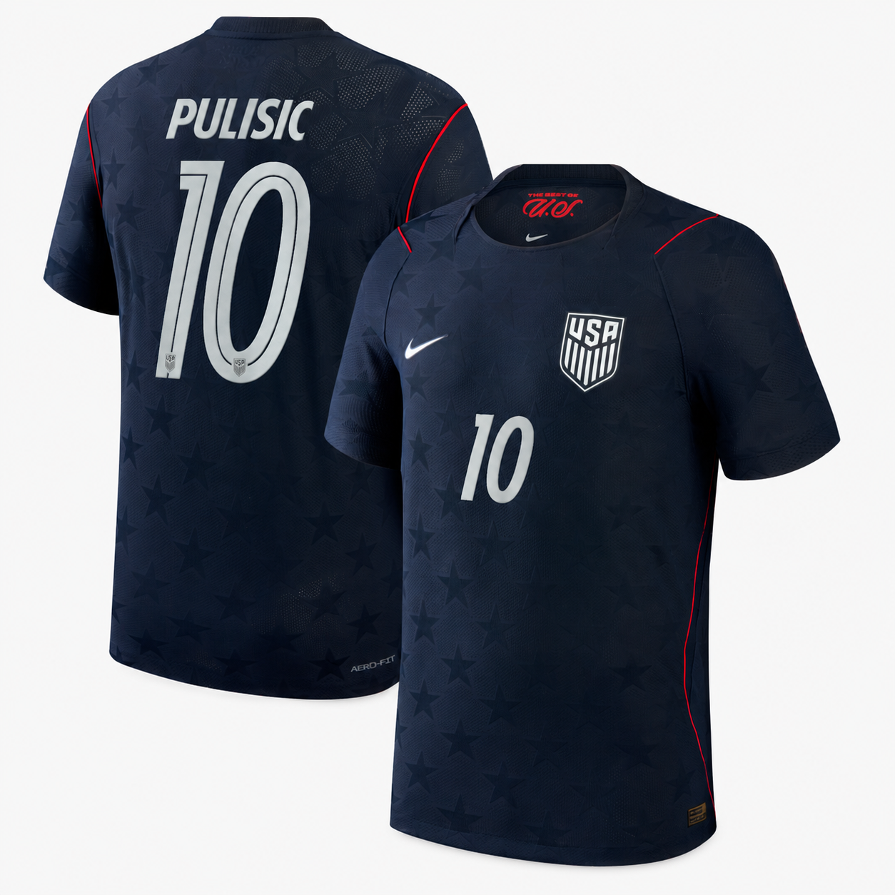 United States 2026 World Cup Away Jersey — Christian Pulisic 10