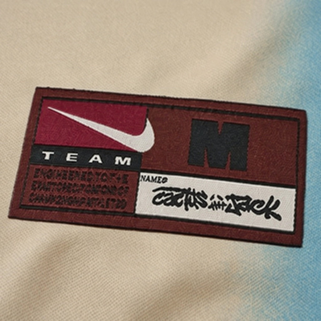 Argentina Cactus Jack Total 90 Retro Trikot - Detail des Saumetiketts