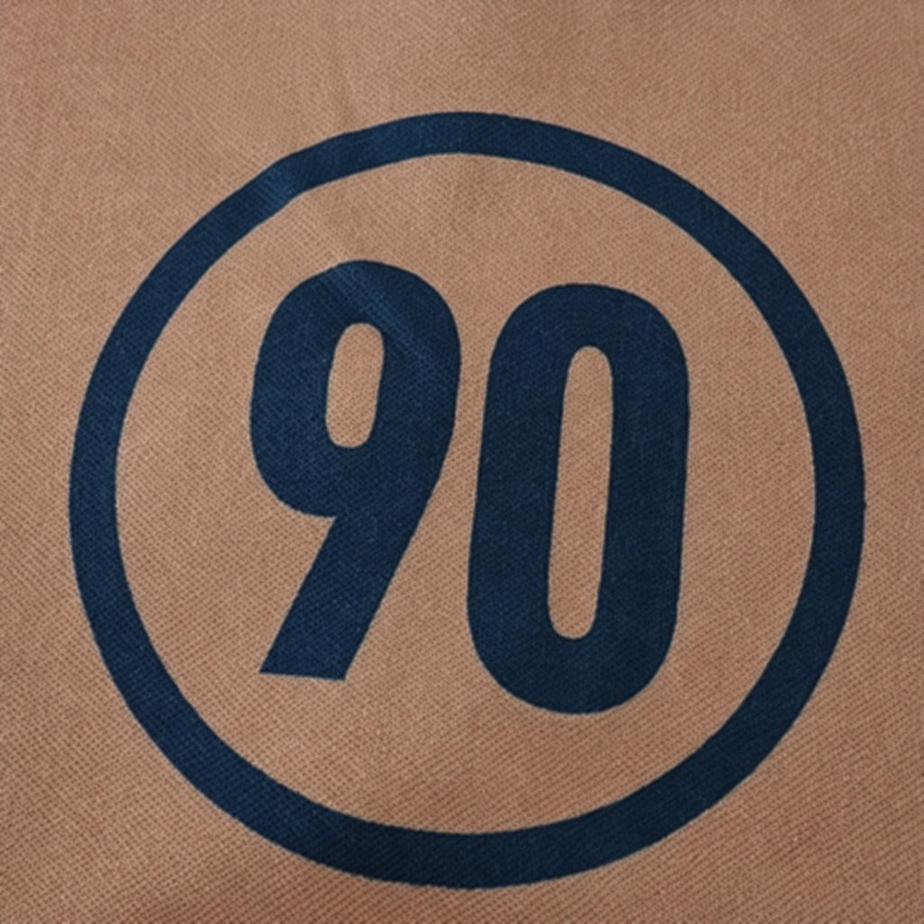 USA I Cactus Jack Total 90 Retro Trikot - Logodetail auf der Rückseite