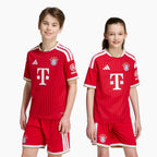 Bayern munich kids home kit 2026/27 - front on model