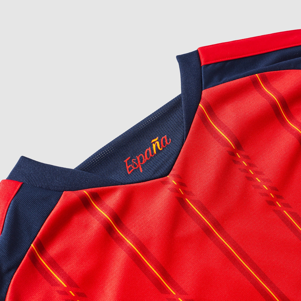 Spain home jersey 2026 world cup - back collar detail
