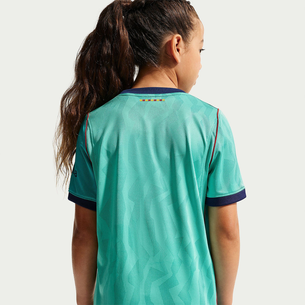 Barcelona kids third kit 2026/27 - back on model