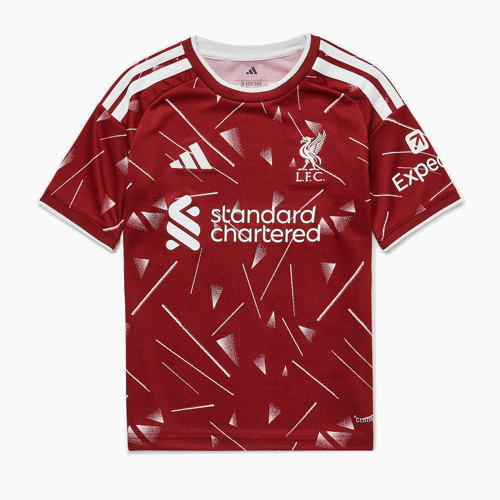 Liverpool kids home kit 2026/27 - front studio view