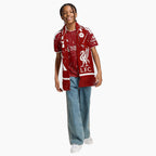 Liverpool kids home kit 2026/27 - full fit on model