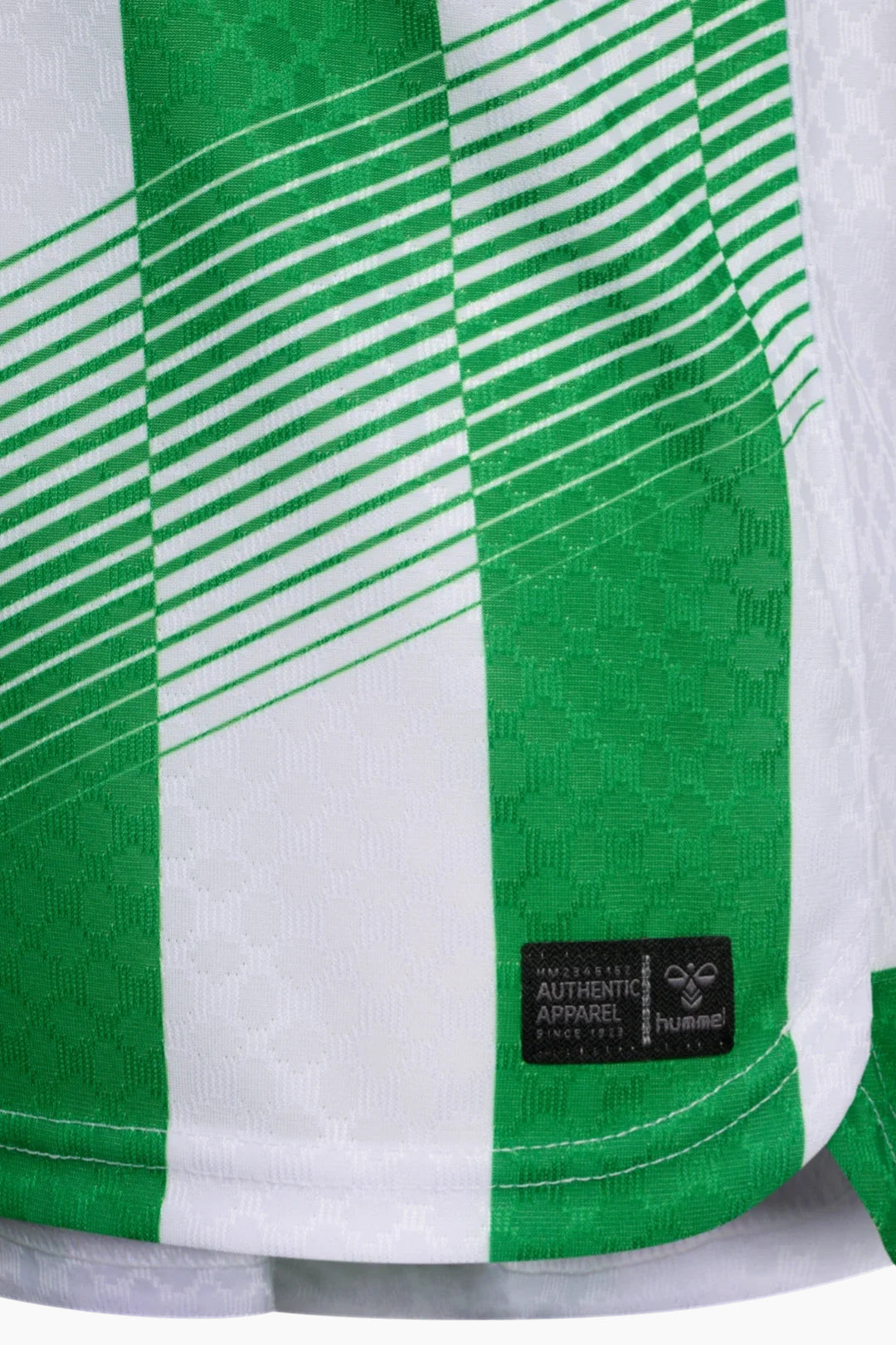 Real betis Kinder Heim kit 2026/27 - Saumdetail
