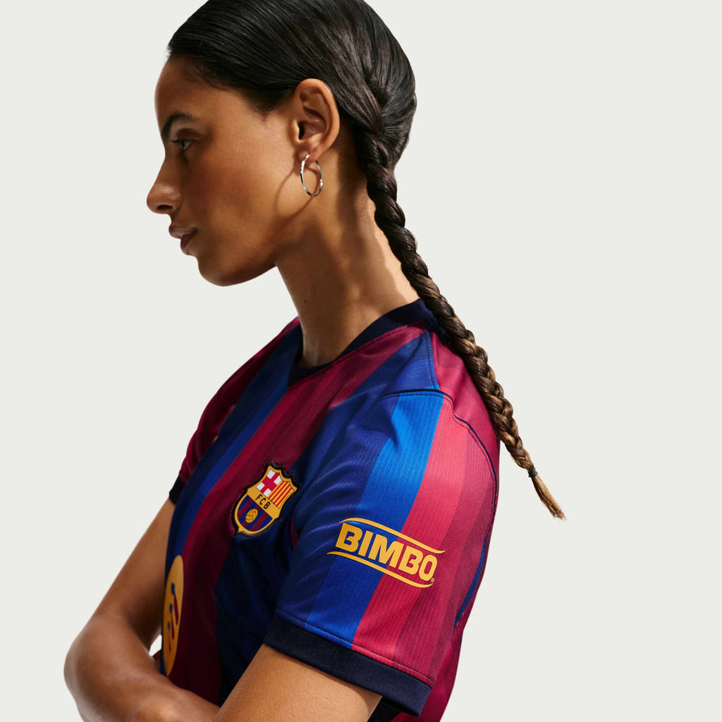 Barcelona women's home jersey 2026/27 - side on model