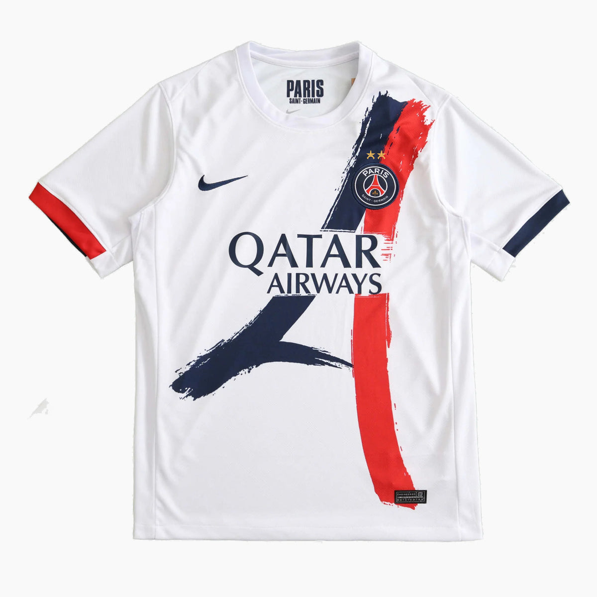 Paris saint germain away jersey 2025/26 - front studio view