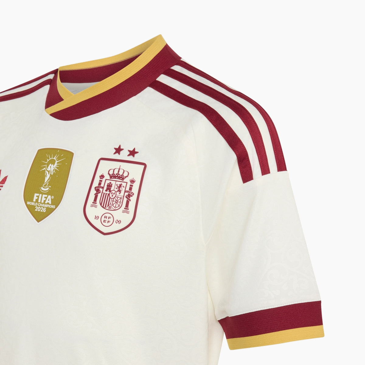 Spain 2026 away world champions kids kit - crest detail