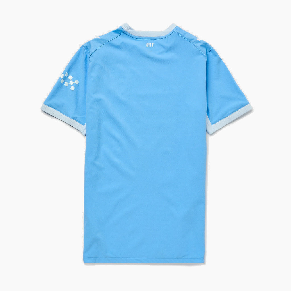 Manchester city home player jersey 2026/27 - back studio view