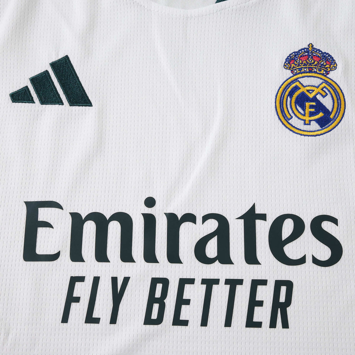 Real madrid home jersey 2026/27 - chest detail