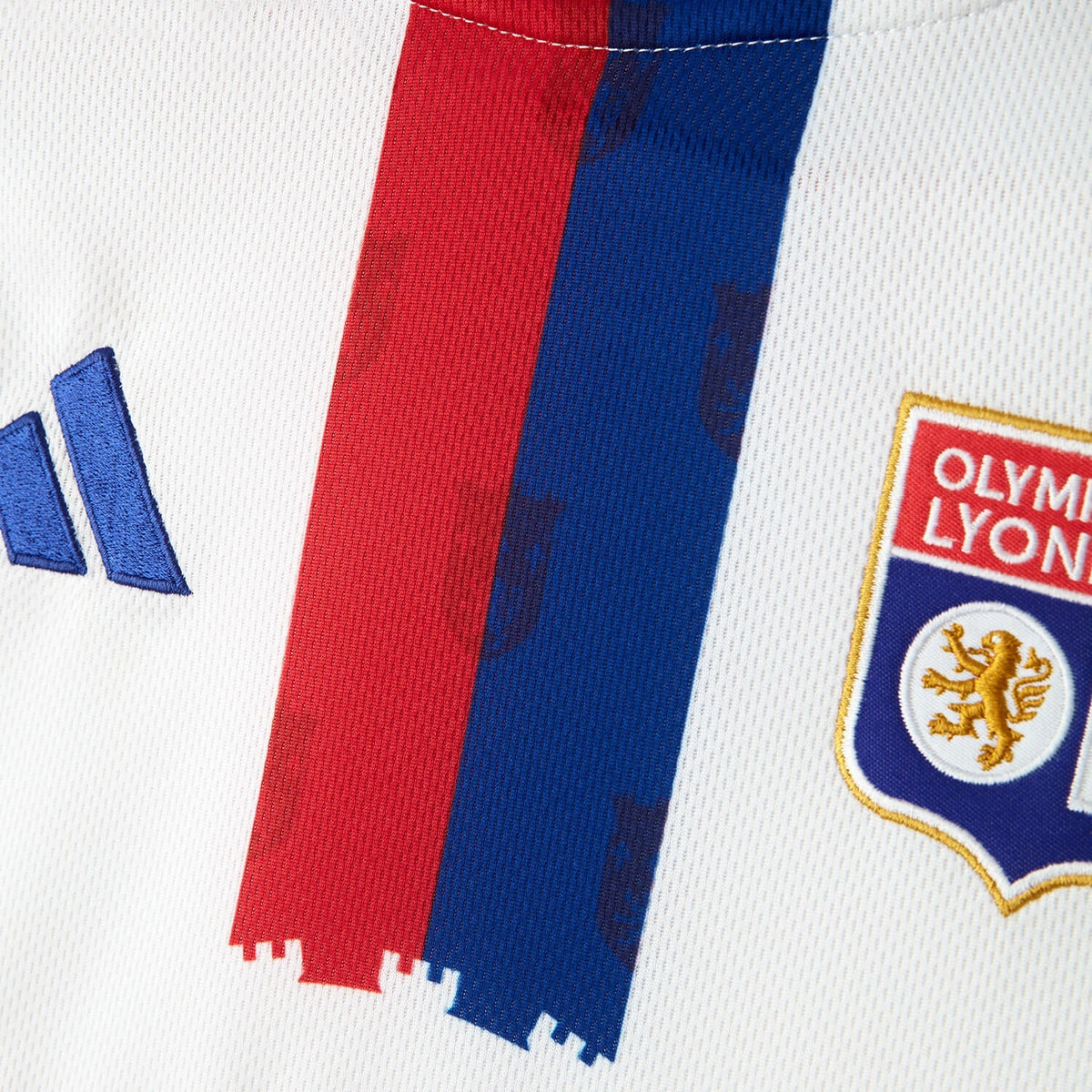 Olympique de lyon home jersey 2026/27 - crest detail