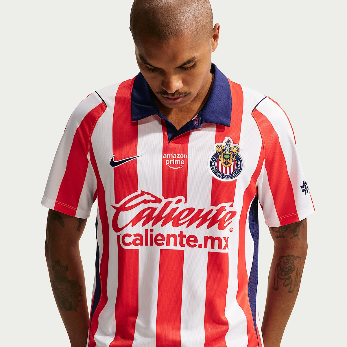 Chivas Guadalajara 2026/27 home fan jersey - front on model