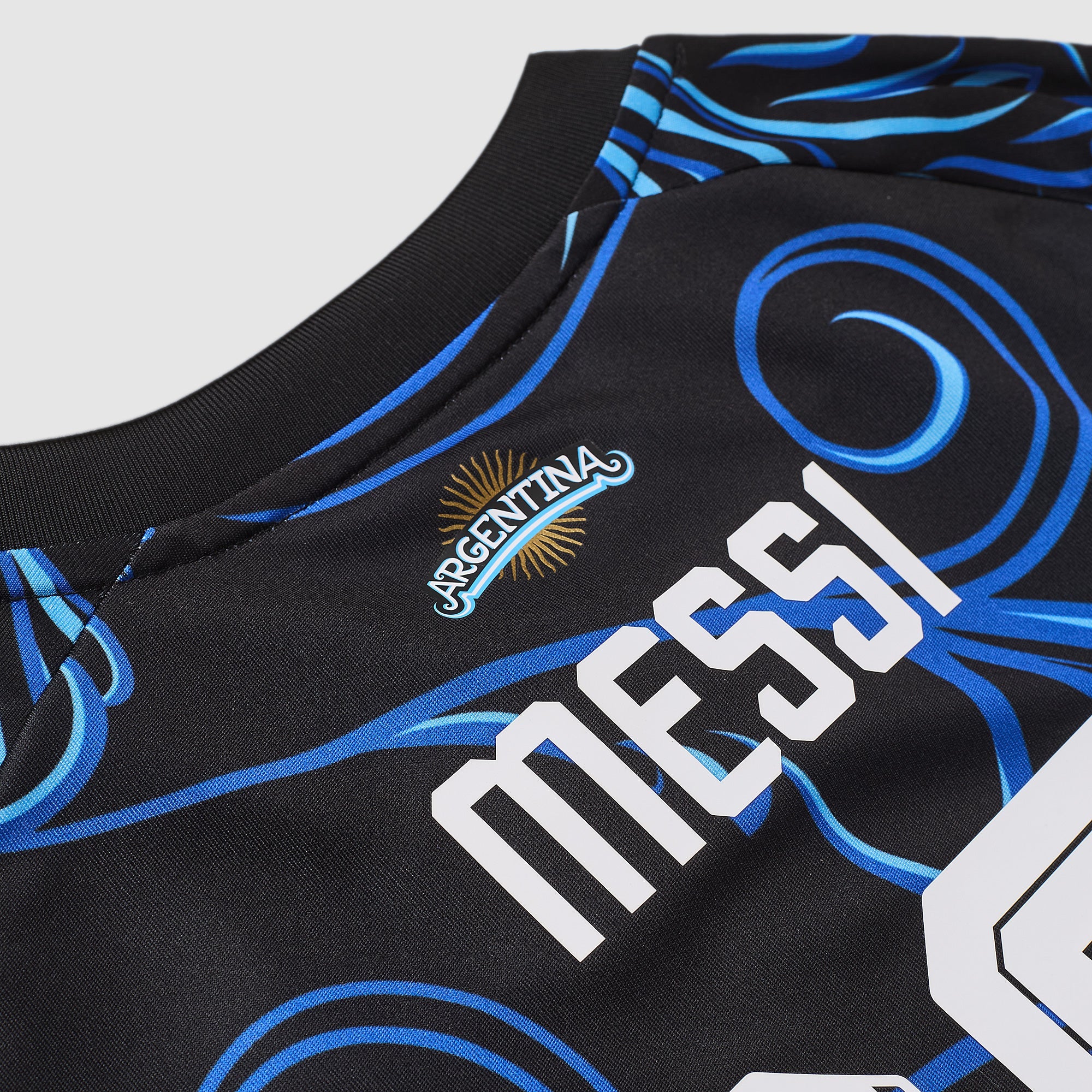 Camiseta Niño Segunda Equipación Mundial 2026 Argentina Messi #10 — Vista 4