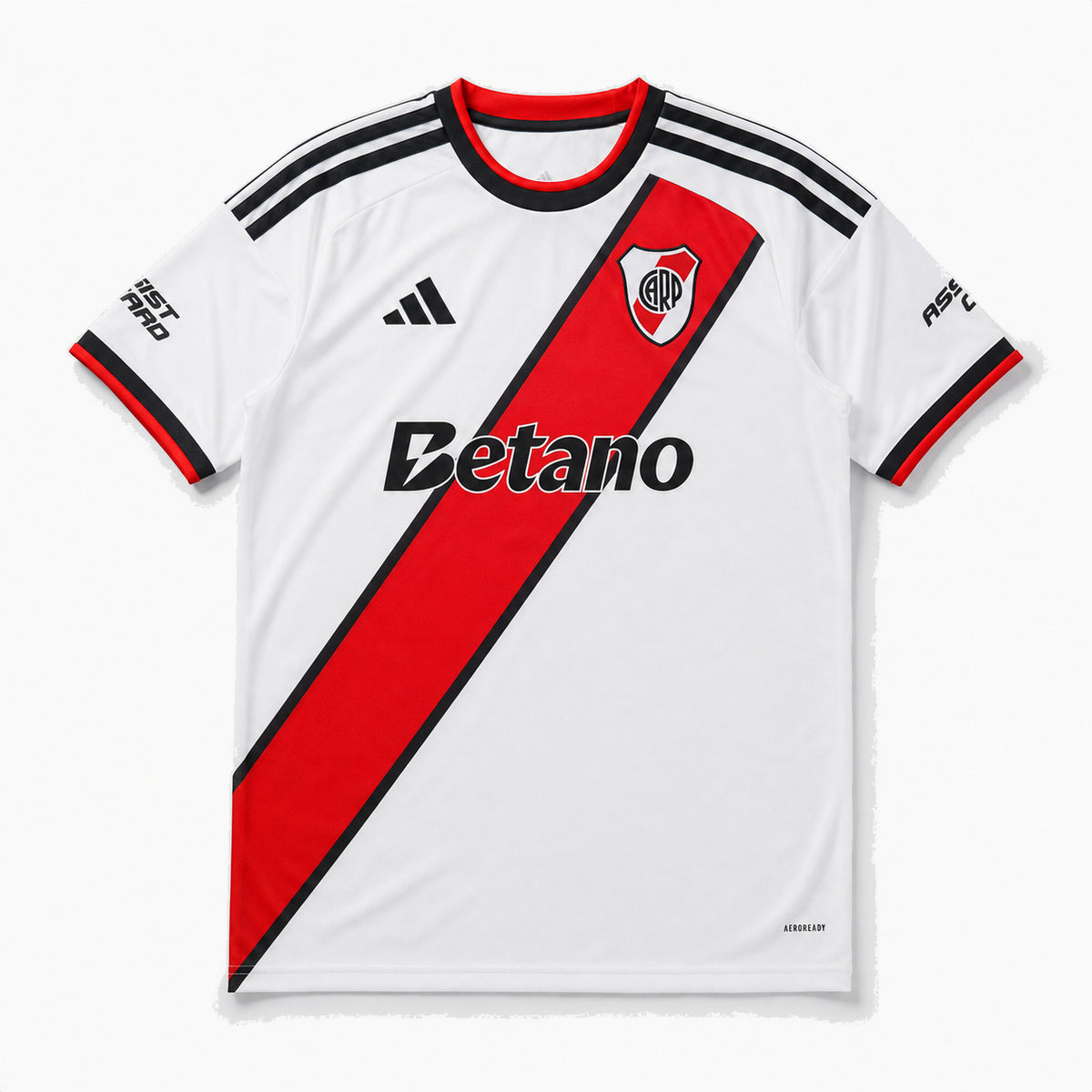 River plate Heim Trikot 2026/27 - Vorderansicht im Studio