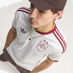 Spain away player jersey 2026 world cup - front on model