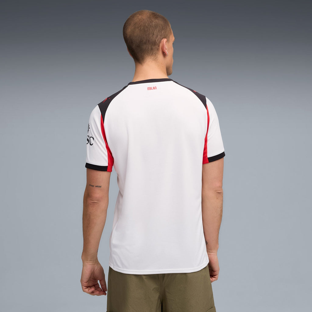 Ac milan away jersey 2025/26 - back on model