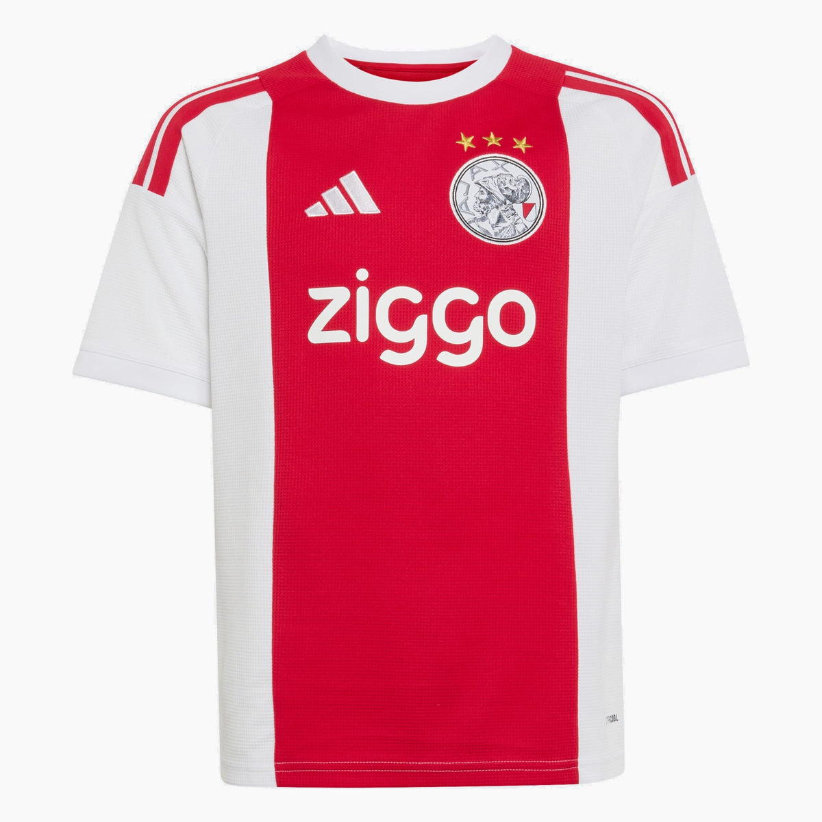Ajax Kinder Heim kit 2026/27 - Vorderansicht im Studio