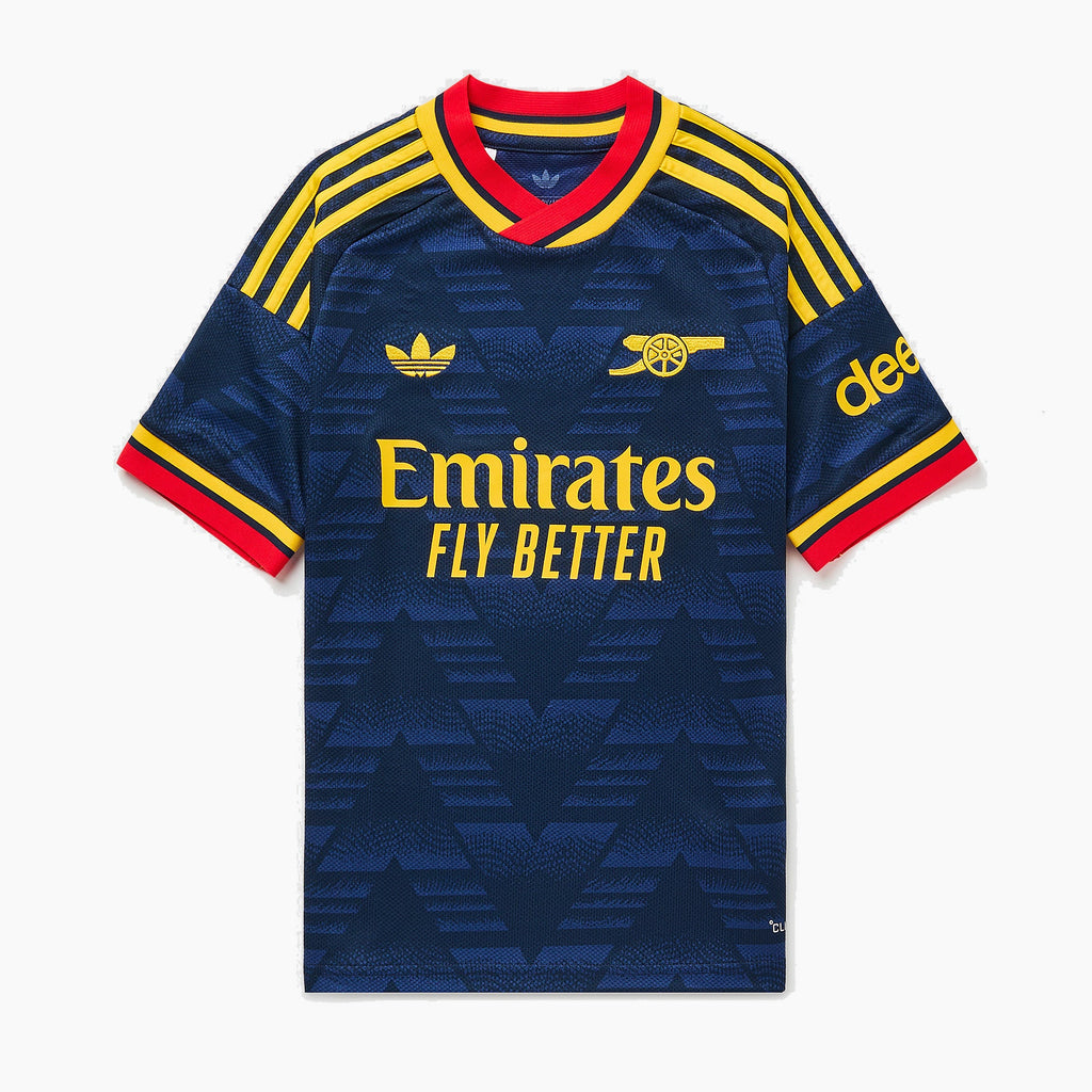 Arsenal kids away kit 2026/27 - front studio view
