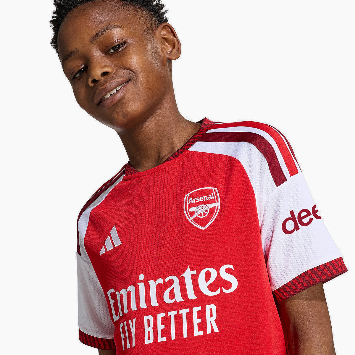 Arsenal kids home kit 2026/27 - front on model