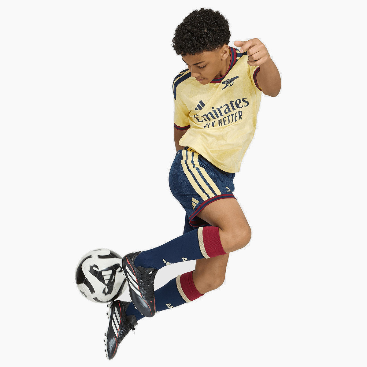 Arsenal kids third kit 2026/27 - full fit on model
