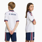 Bayern munich kids away kit 2026/27 - back on model