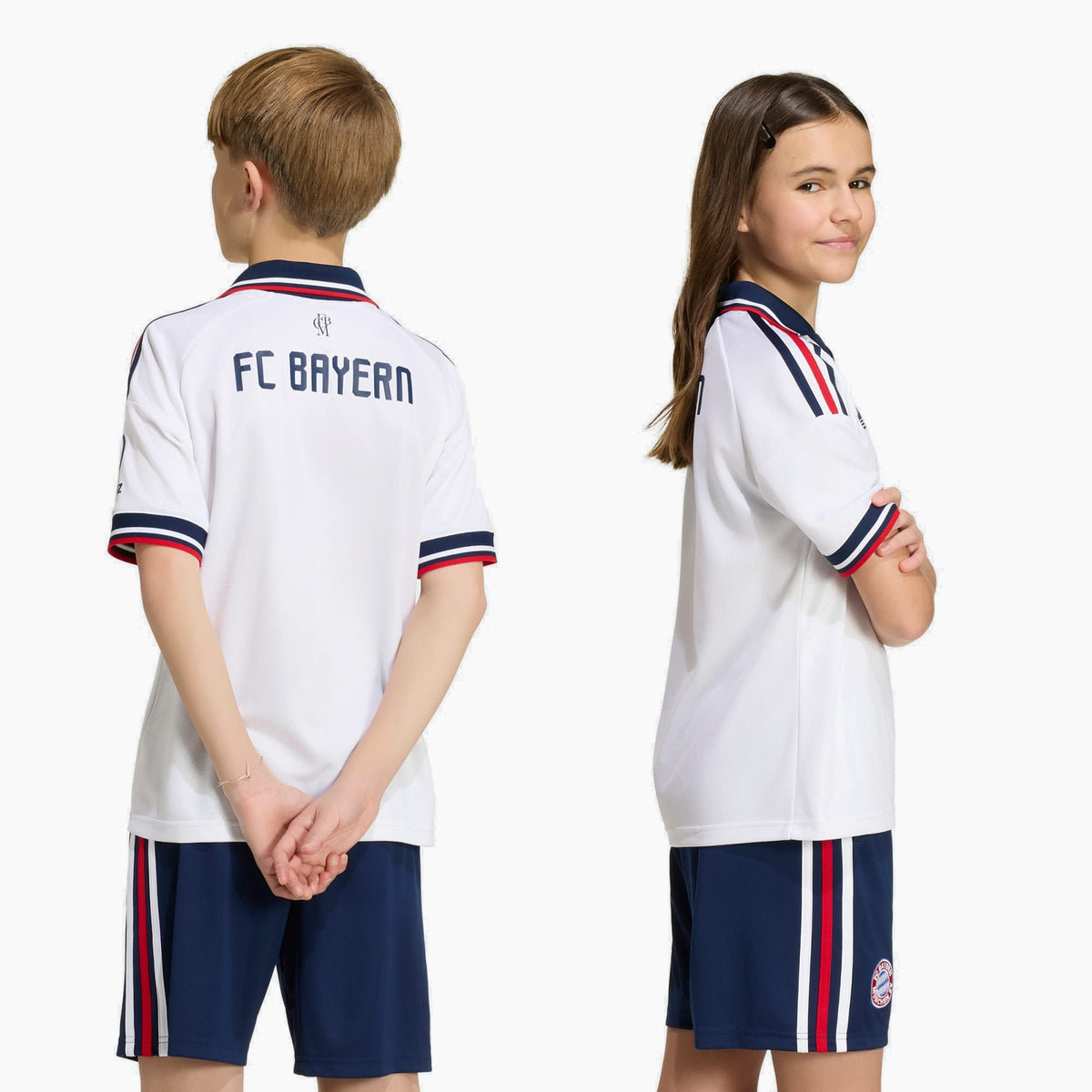 Bayern munich kids away kit 2026/27 - back on model