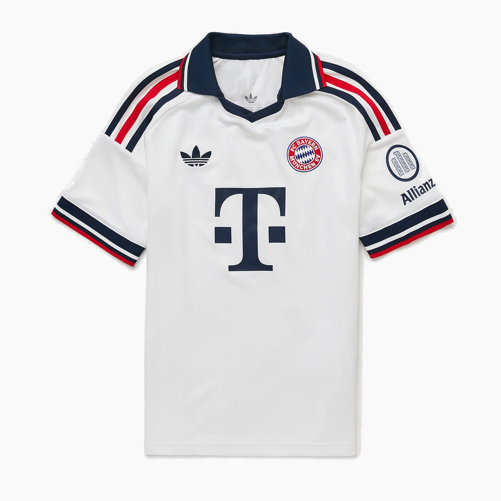 Bayern munich kids away kit 2026/27 - front studio view