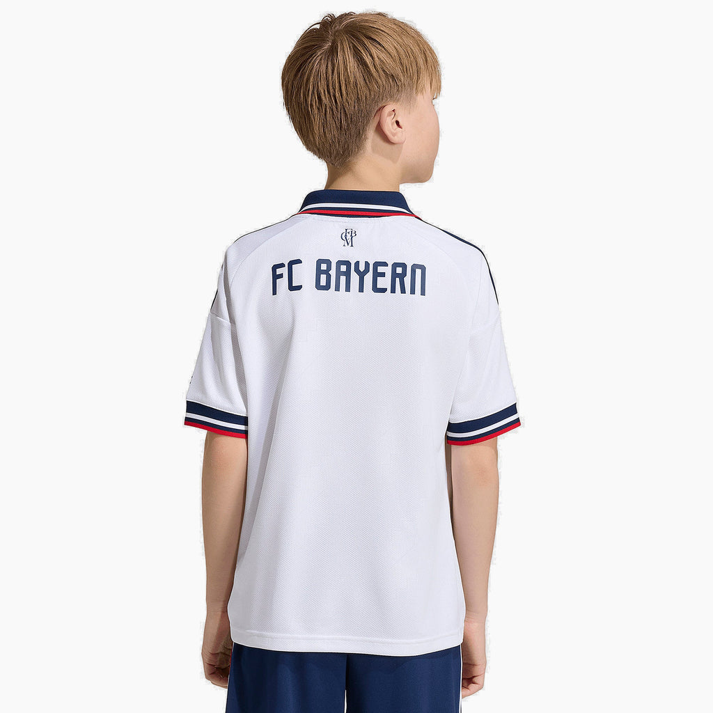 Bayern munich kids away kit 2026/27 - back on model