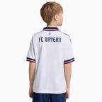 Bayern munich kids away kit 2026/27 - back on model