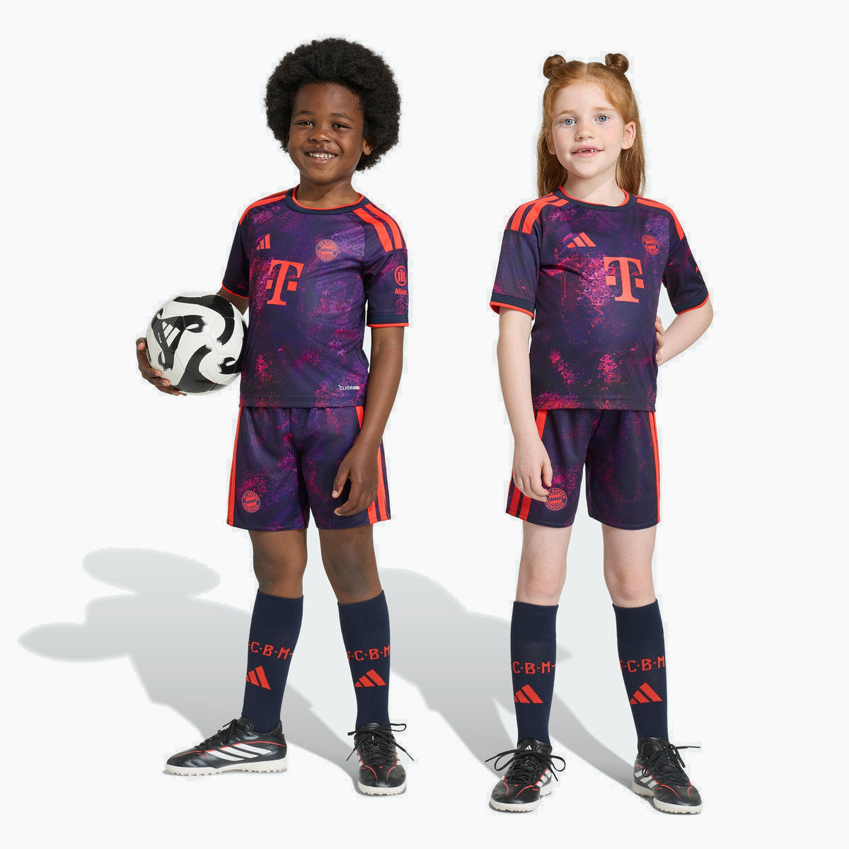 Bayern munich kids third kit 2026/27 - front on model