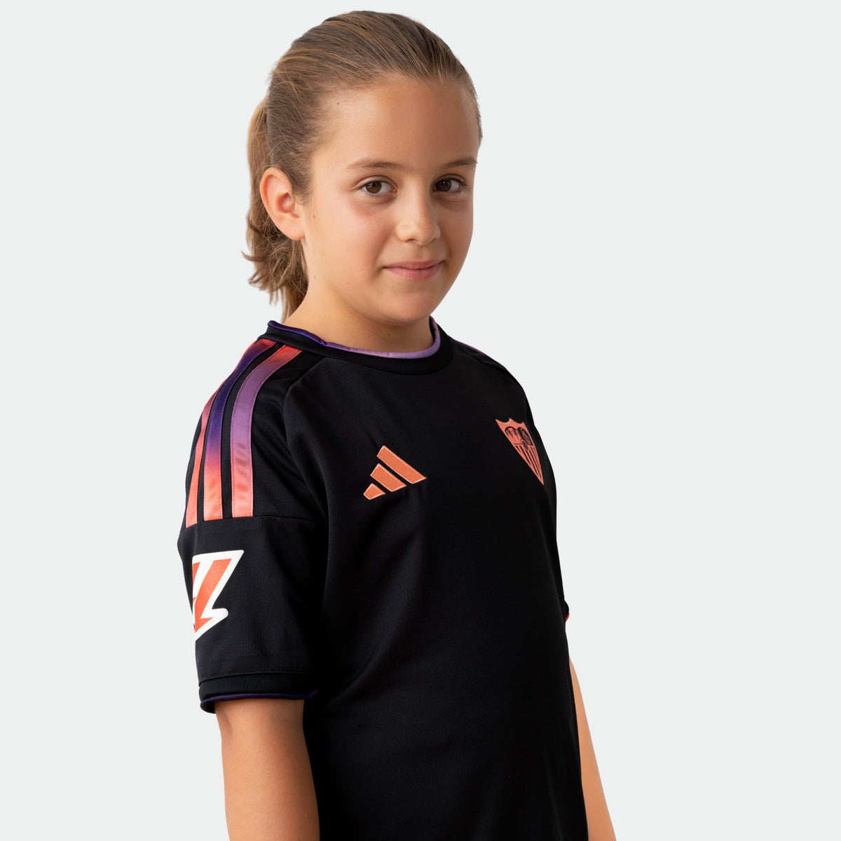 Camiseta negra del Sevilla FC 26/27 para niño - vista 5