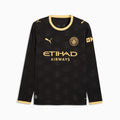 Manchester City 26/27 Away Long Sleeve Jersey — technical front