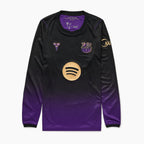 Barcelona 2026/27 Auswärts Langarm Fantrikot - Vorderansicht im Studio