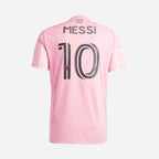 Inter Miami 2025 Euforia fan jersey Messi 10 back on Ole gray background
