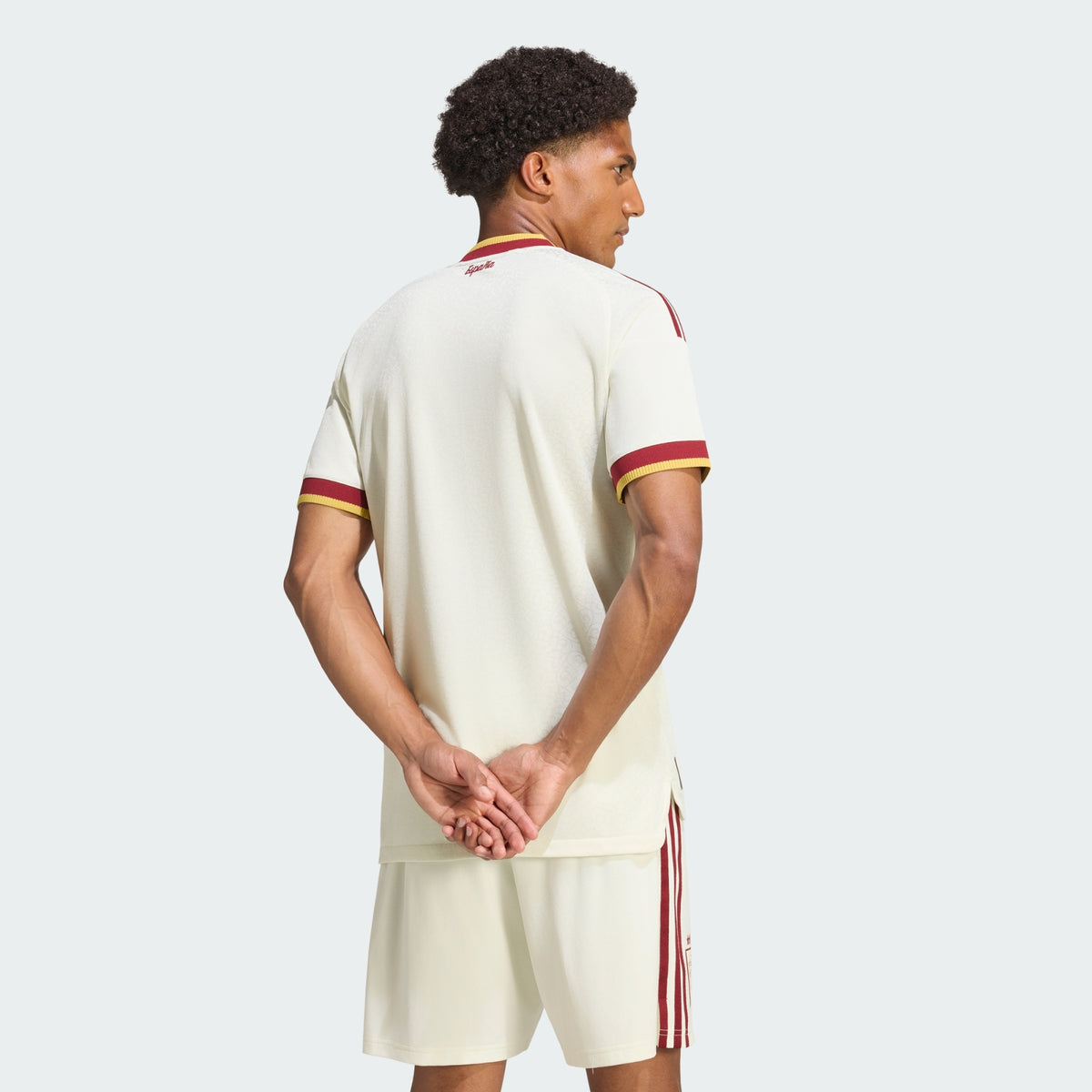Spain 2026 away World Cup winners player jersey - back view on model