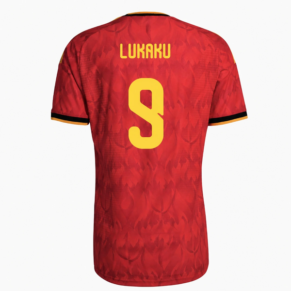 Belgium 2026 World Cup Home Jersey — Romelu Lukaku 9