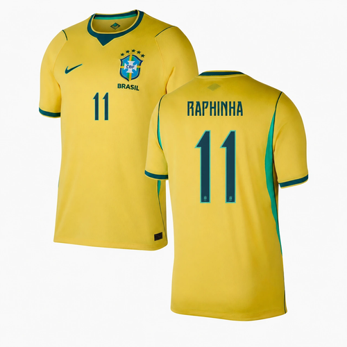 【新品未使用】ブラジル　11 RAPHINHA ユニフォーム M Brazil 2026 World Cup Home Jersey — Raphinha 11