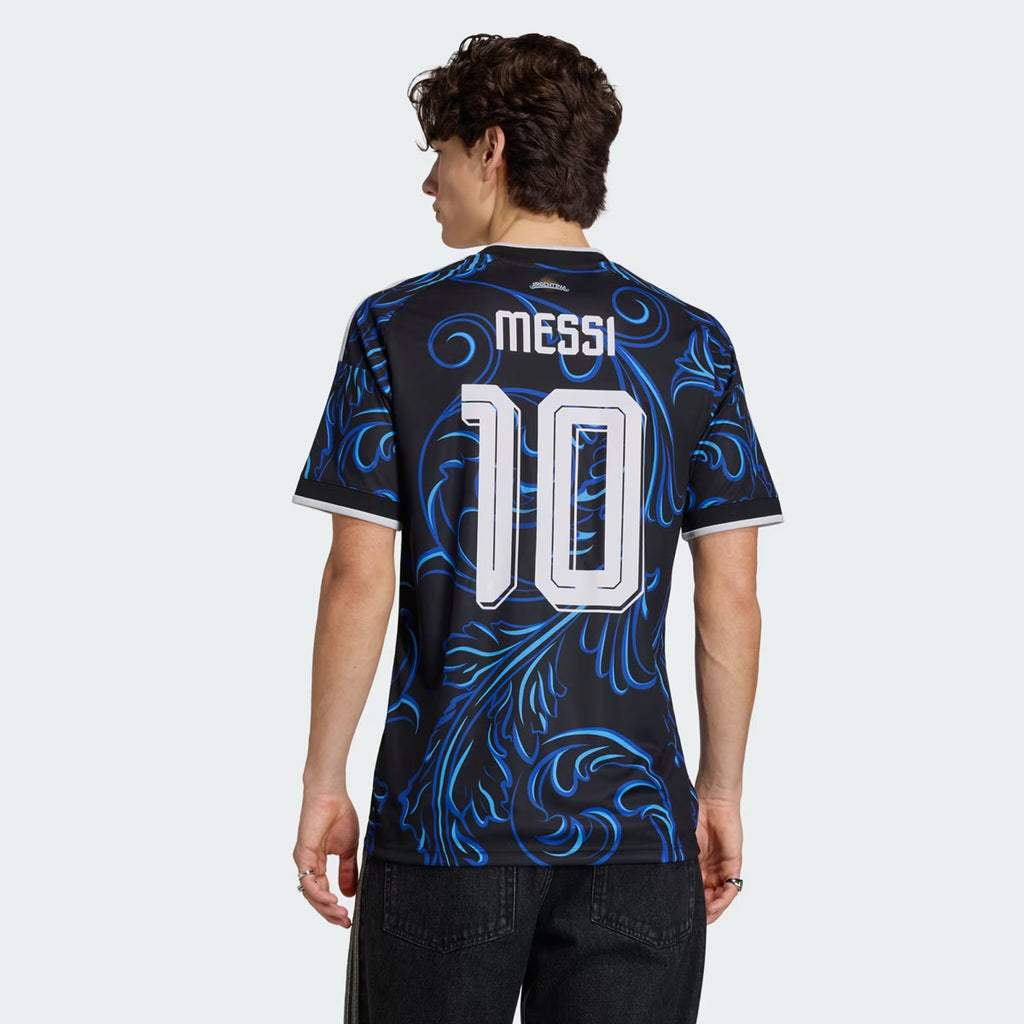 Camiseta Mujer Segunda Equipación Mundial 2026 Argentina Messi #10 — Vista 2
