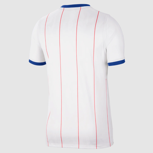 Chelsea 2026/27 Third Jersey — official back 3D view on Olé grey background
