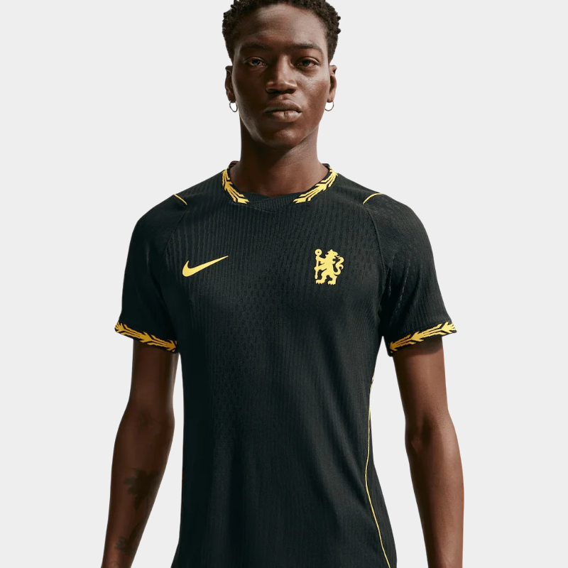 Chelsea 2026/27 Away Player Jersey — official model cover on grey background