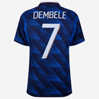 Camiseta Primera Equipación Francia Mundial 2026 — Ousmane Dembélé 7 — frente y espalda