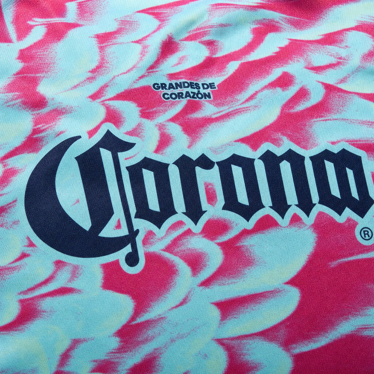 Club America 2026/27 goalkeeper jersey - back sponsor and patterned fabric macro detail