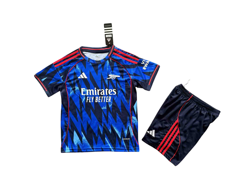 Arsenal 2025/26 Away Kids Kit — image 3