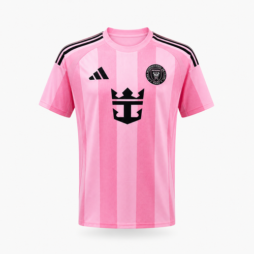 Camiseta Inter Miami Euforia 2025, vista frontal 3D