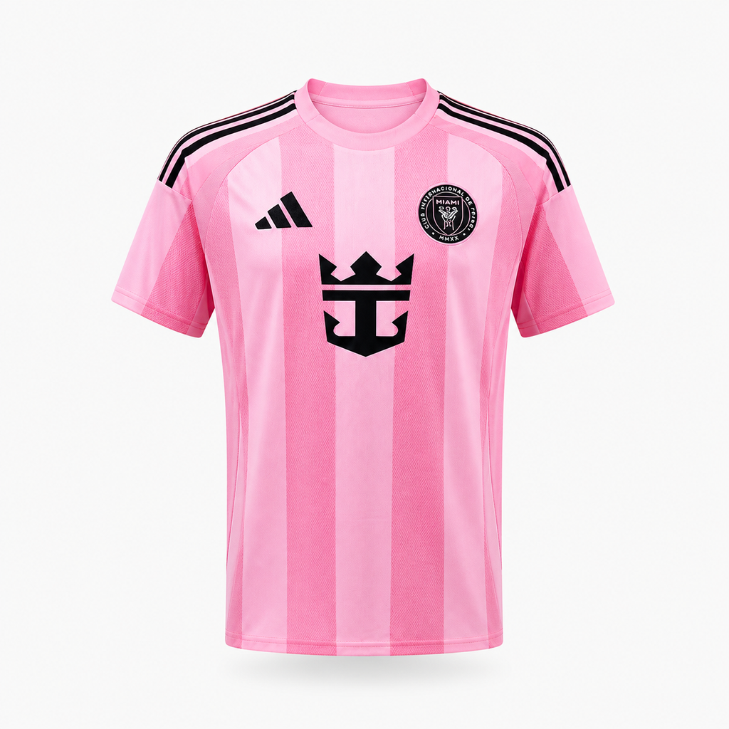 Camiseta Inter Miami Euforia 2025 sin personalizar, vista frontal 3D
