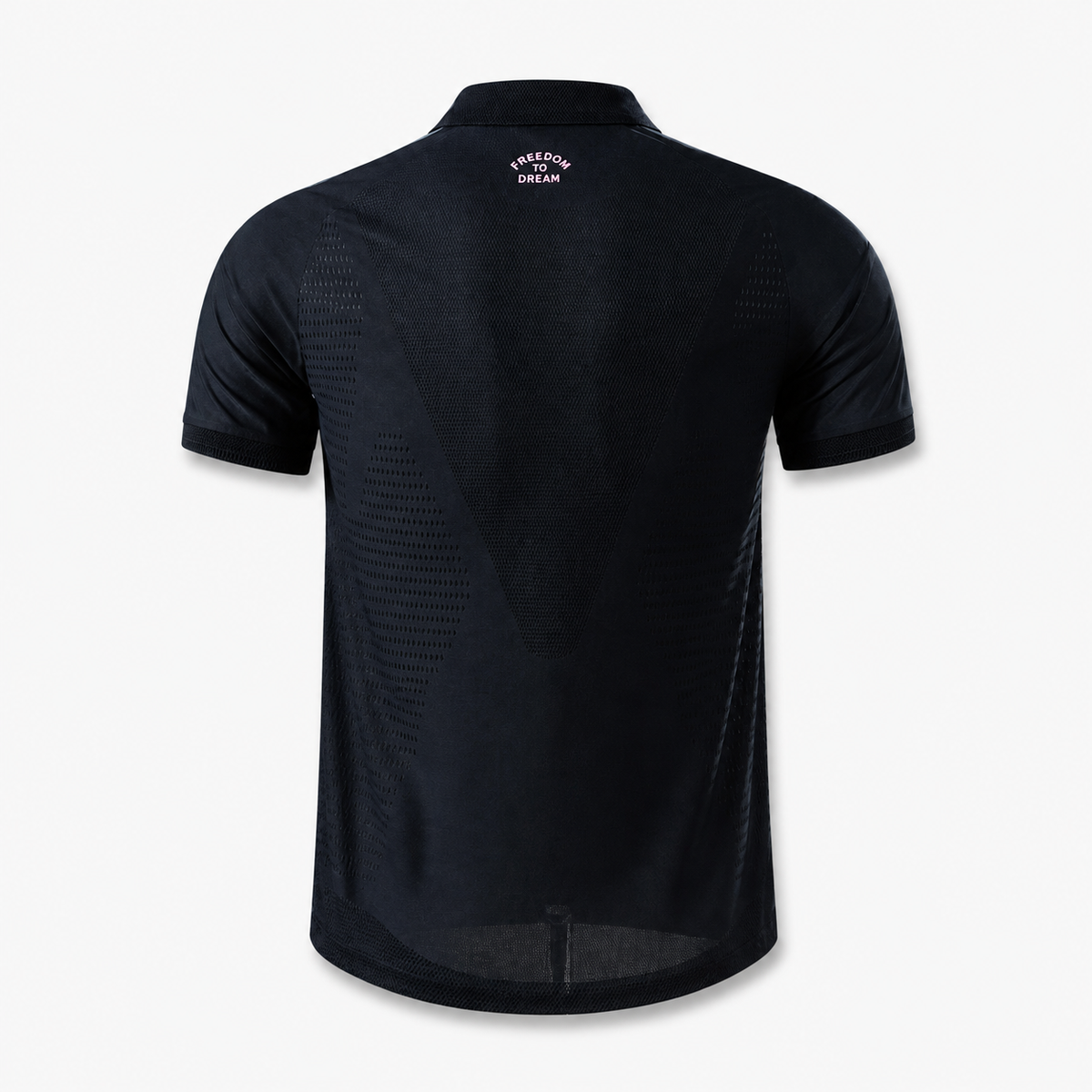 Camiseta versión jugador Inter Miami Presagio 2026, vista trasera 3D