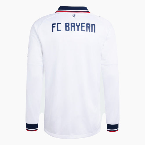 FC Bayern München 2026/27 Auswärts-Spielertrikot Langarm, KANE 9 - Rückansicht des Basistrikots ohne Personalisierung