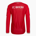 Bayern Munich 2026/27 Home player jersey long sleeve, KANE 9 - back view of the base shirt without personalisation