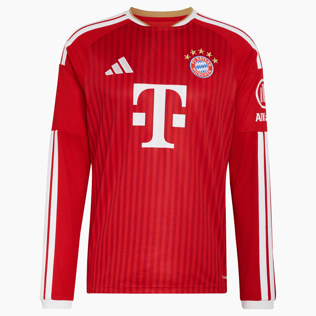 Bayern Munich 2026/27 Home fan shirt long sleeve, KANE 9 - front view